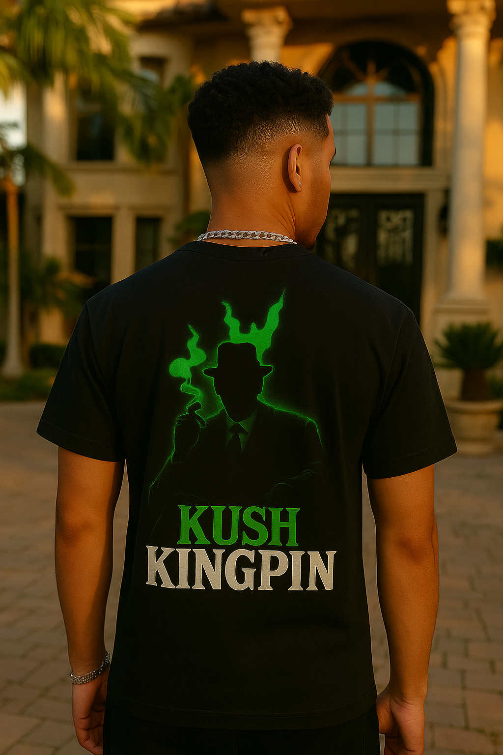 Kush Kingpin Tee – Mafia Smoke Collection