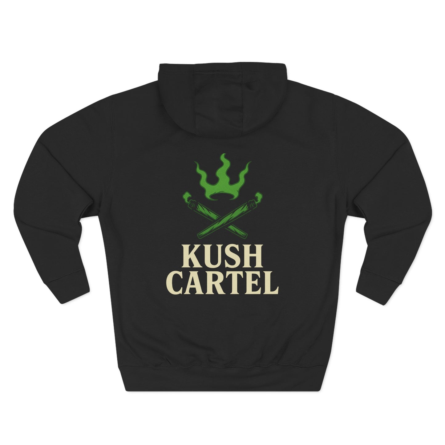 Kush Kingz® Cartel Hoodie – Black