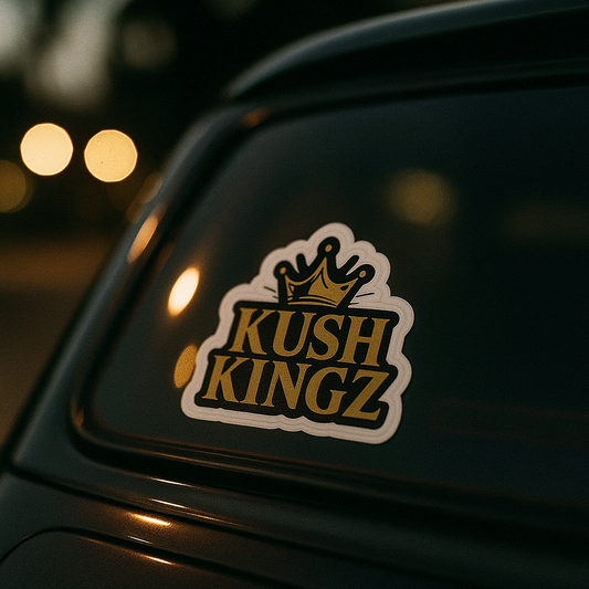 KUSH KINGZ – Royal Smoke Sticker